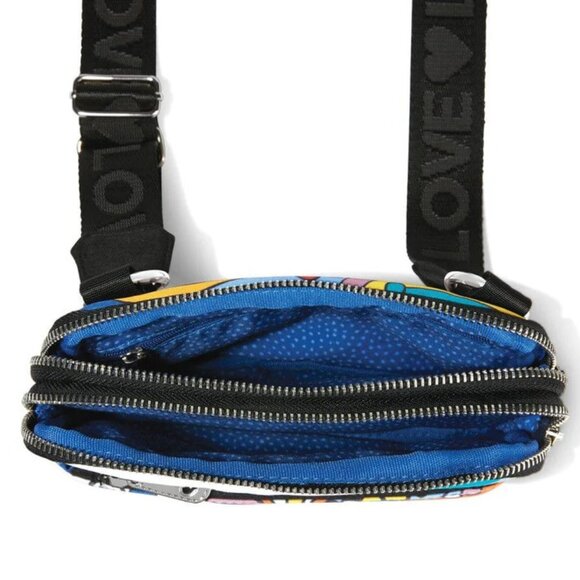 NWT Brighton Power Of Love Crossbody Bag  Designers Tom Clancy and Aasha Ramdeen - Picture 2 of 7